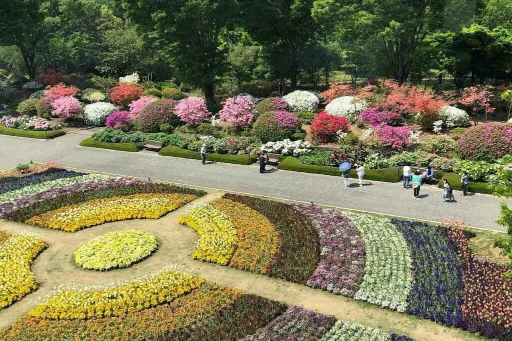 Gunma Flower Park, Maebashi Flower park in Japan