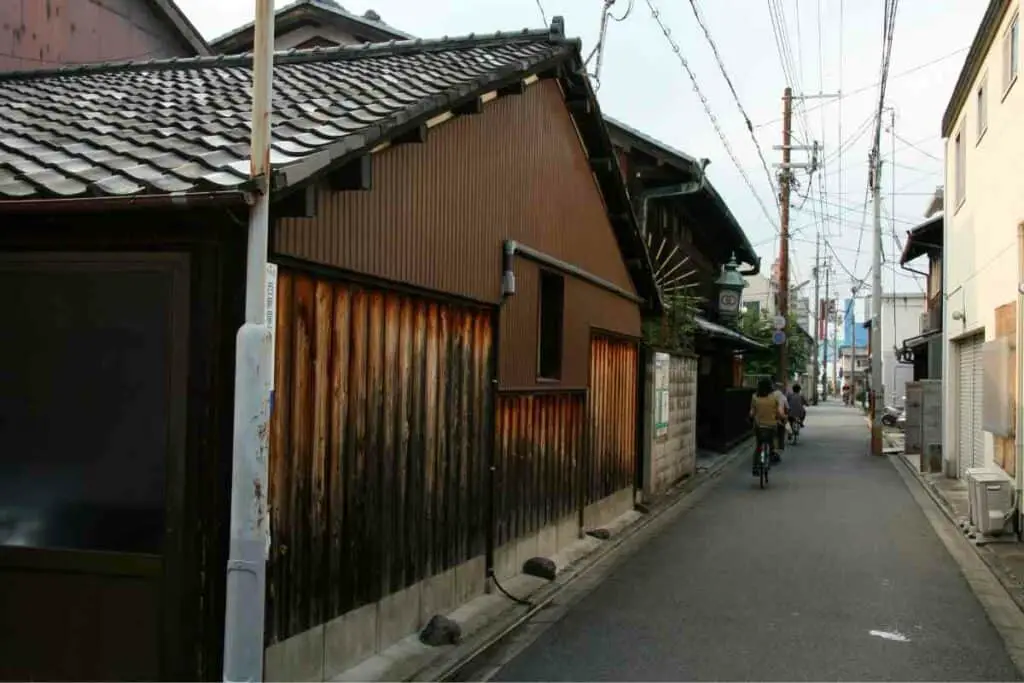 Machiya type of house in Japan