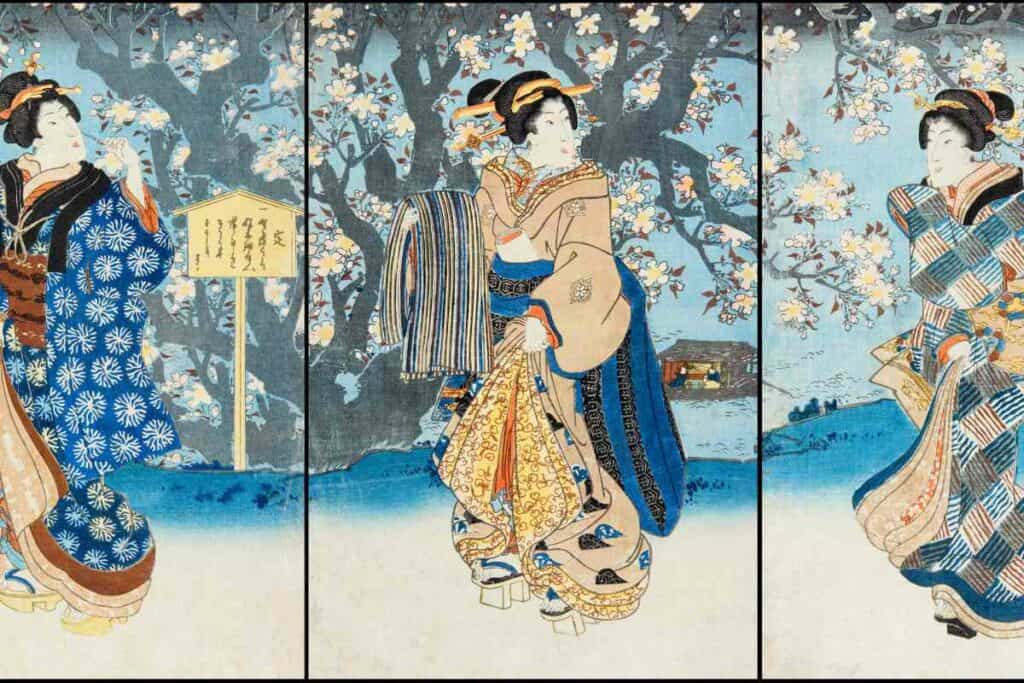 women Bijin-ga Ukiyo-e genres