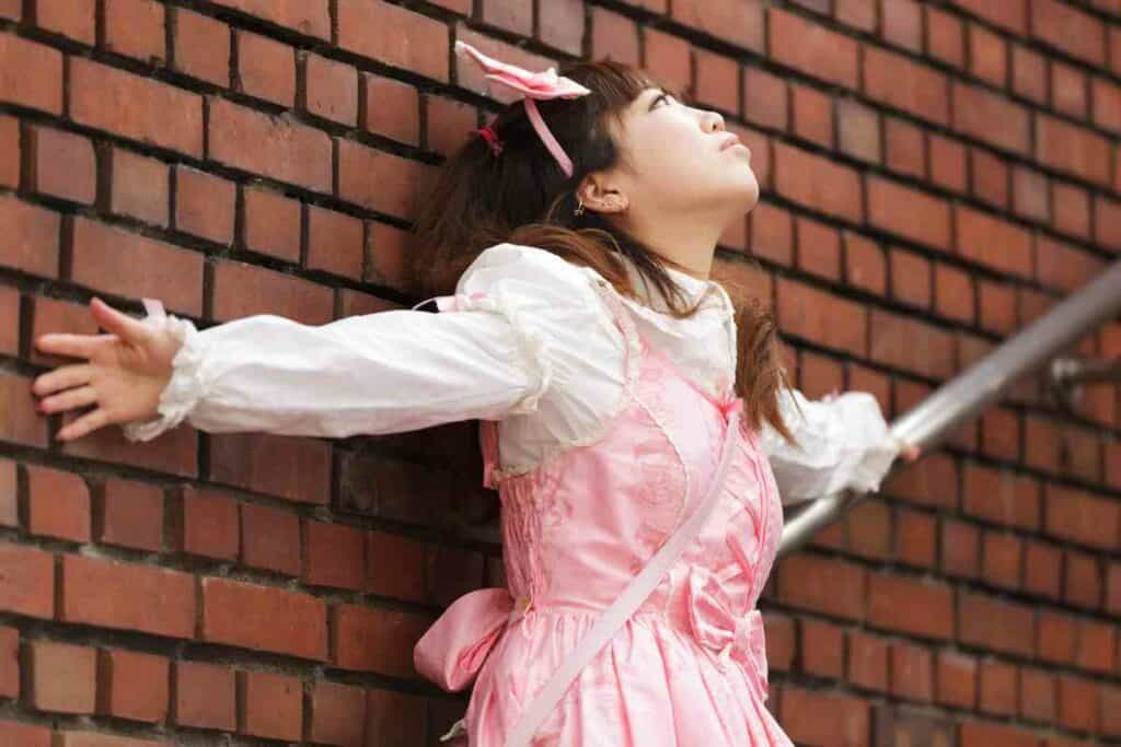 Pink Lolita Japan style