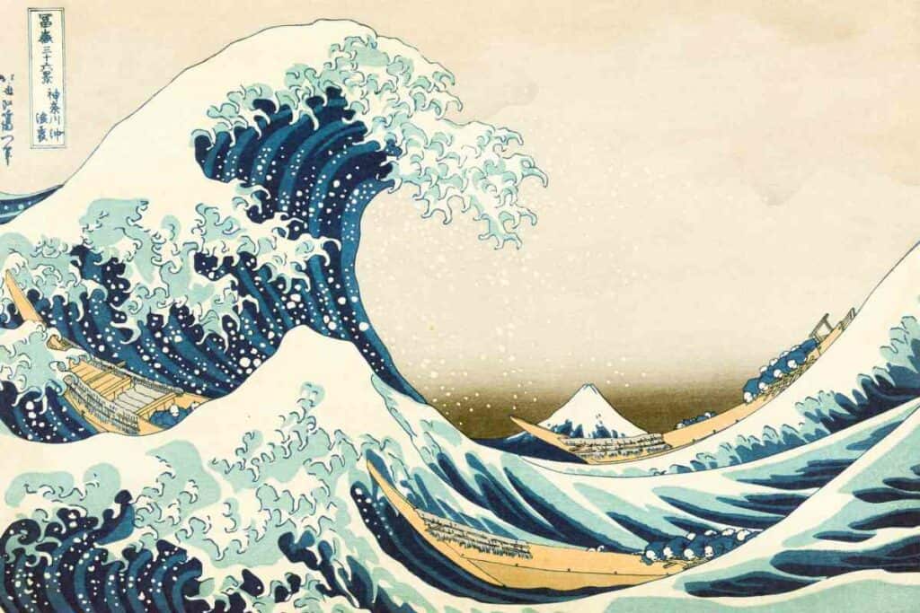 The Great Wave off Kanagawa print