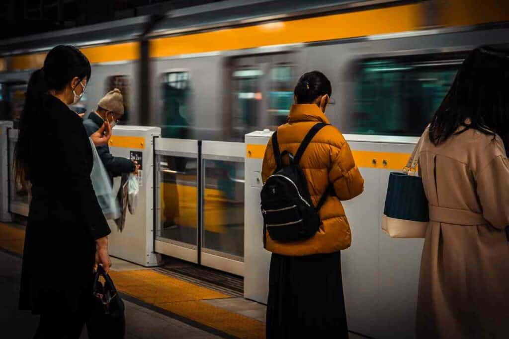 Train groping victims in Japan
