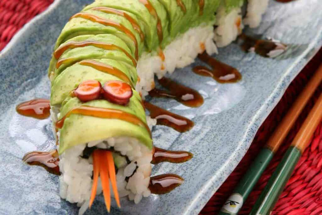 Popular Caterpillar sushi roll