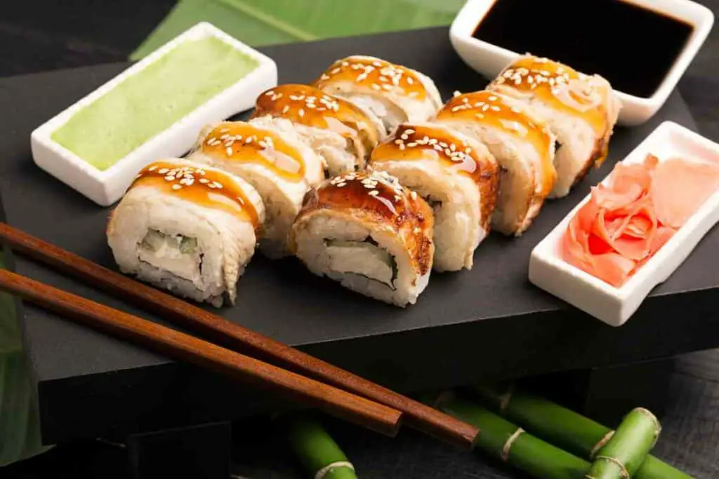 Popular Dragon sushi roll