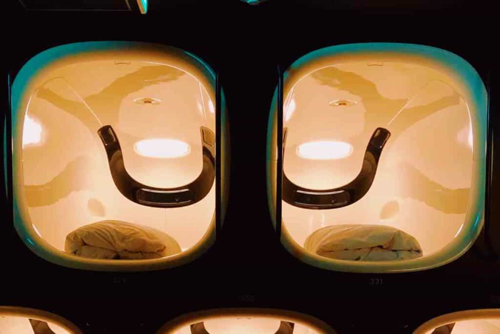 Japanese cultural norms capsule hotels