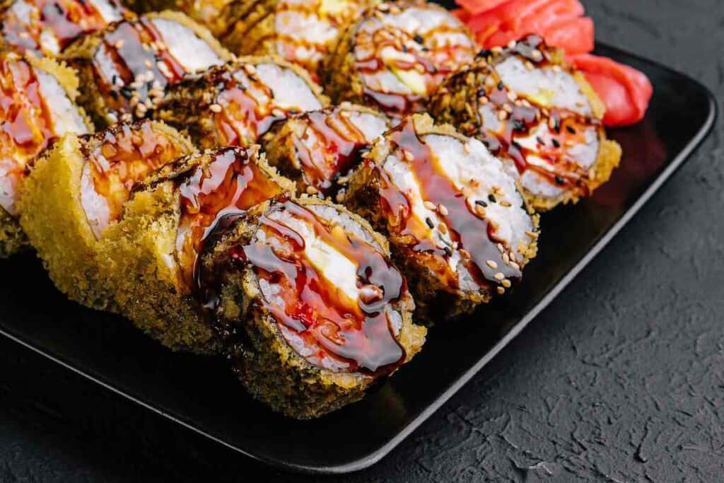 Tasty Spicy crab roll