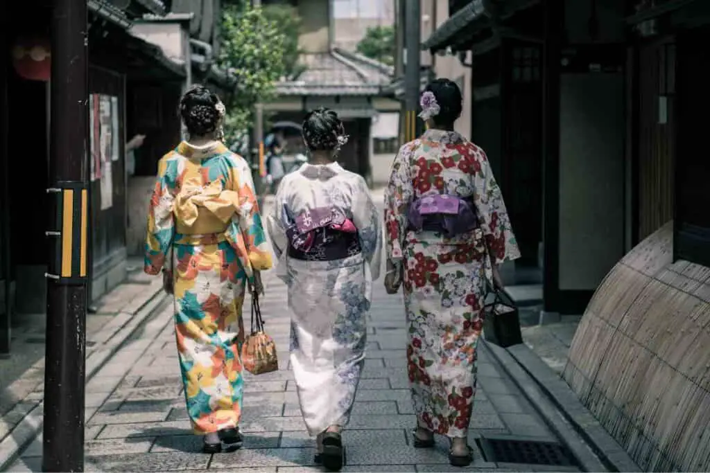 Modern geisha in Japan