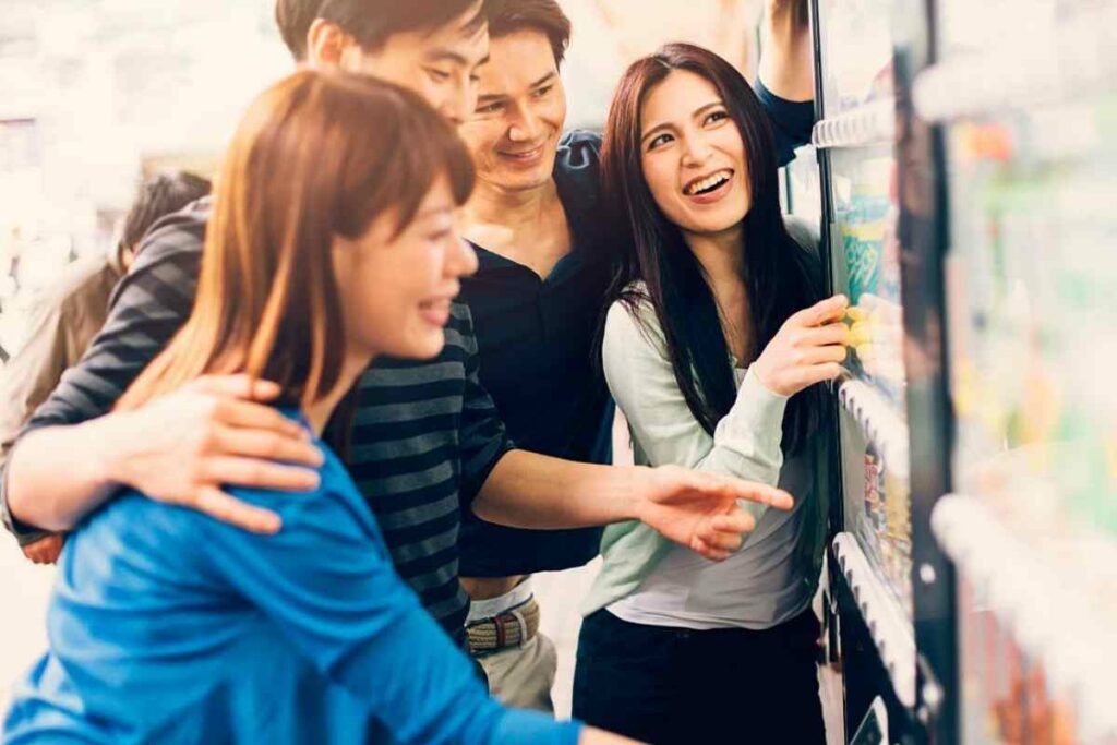 Vending machines in Japan