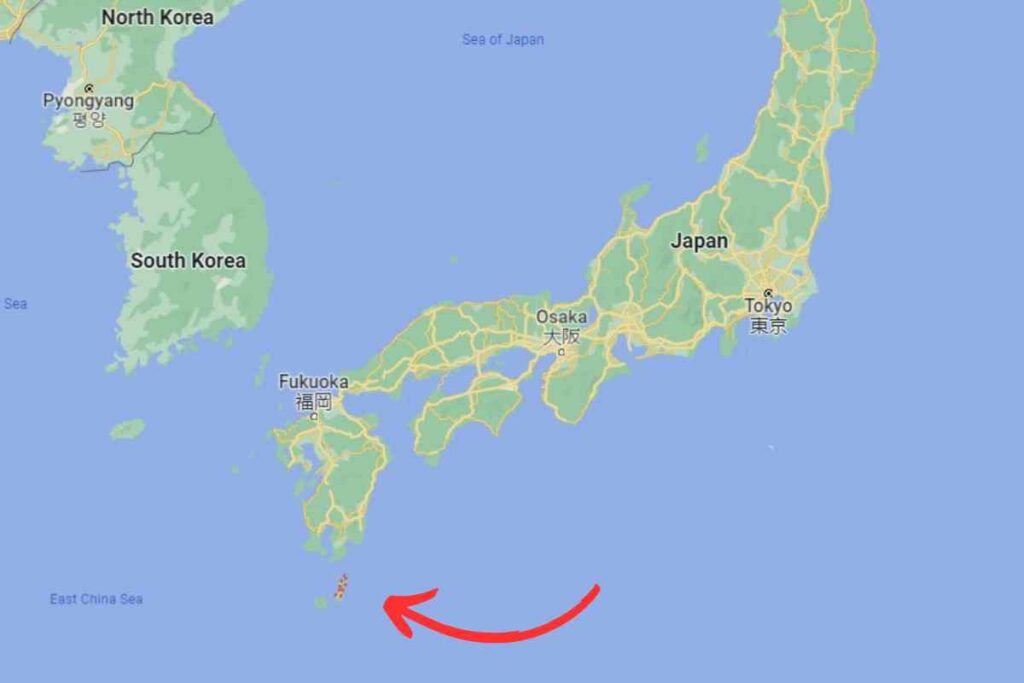 Tanegashima Island map