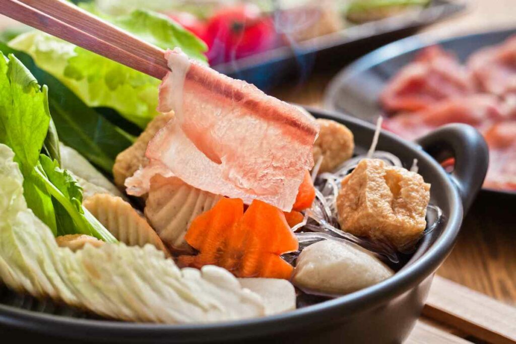 Shabu shabu nabe types