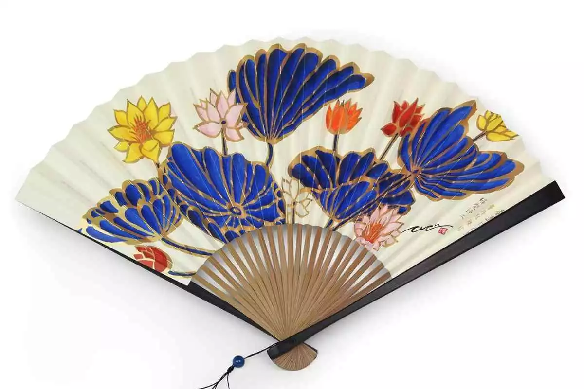Pureland Japanese Folding Fan | Japan Objects Store