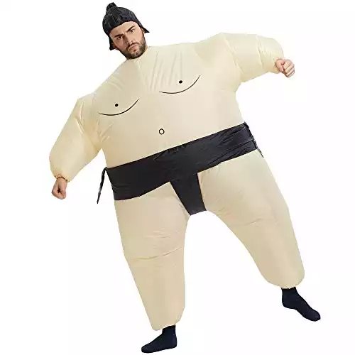 TOLOCO Inflatable Costume Adult, Inflatable Costumes for Men, Sumo Wrestler Inflatable, Sumo Costume Adult, Blow up Costumes for Adults