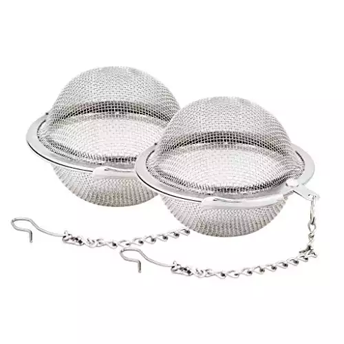 2.1-Inch Mesh Ball Tea Infuser with chain