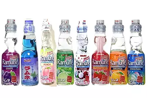 Ramune Japanese Soda Drinks