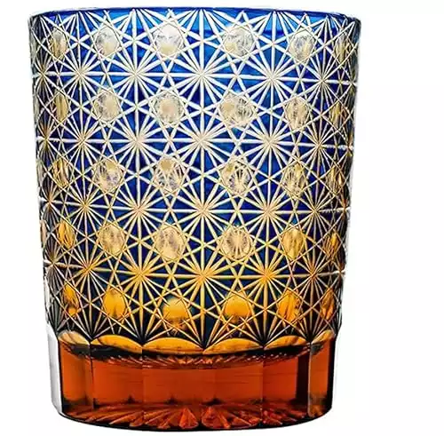 JIACI Edo Kiriko style Whisky Glass