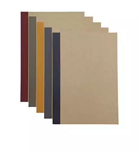 MUJI B5 Notebook with 6mm Rule 5-Pack
