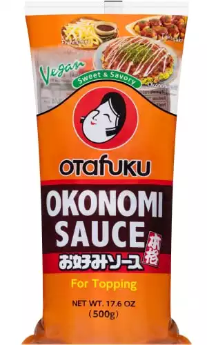 Otafuku Okonomi Sauce, Vegan Japanese Topping for Okonomiyaki Pancakes