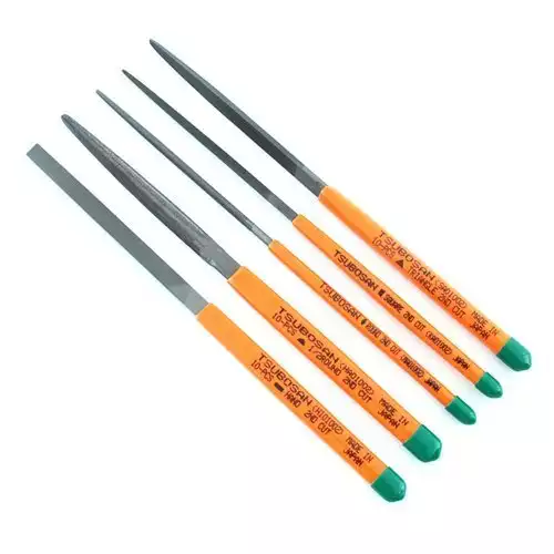 Hand tool Workmanship file set of 5 ST-06 from Japan