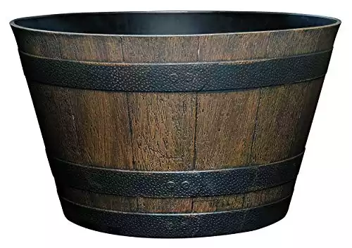 Classic Home and Garden Whiskey Resin Flower Pot