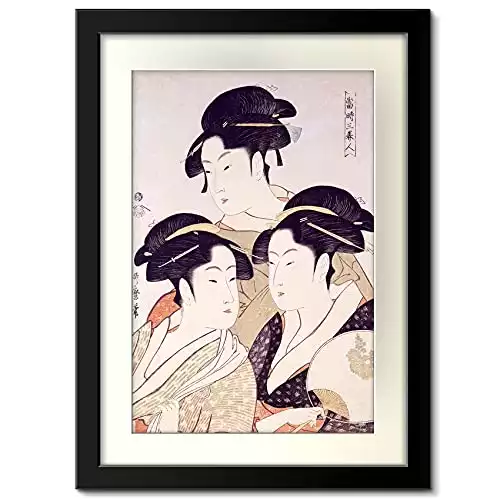 Three Beauties of the Present Day Framed Print