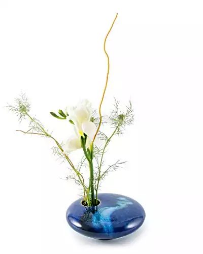 Georgetown Pottery Small Round Ikebana Flower Vase