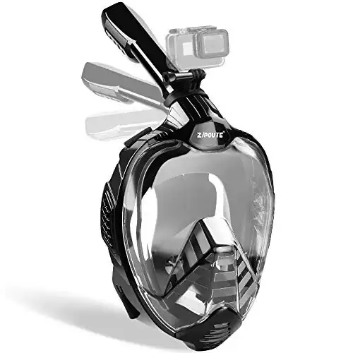 ZIPOUTE Snorkel Mask Full Face