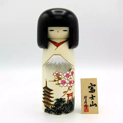 Usaburo Sosaku Kokeshi Doll Fujiyama