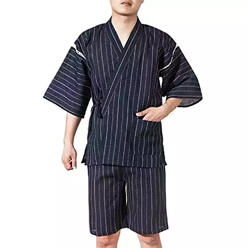HongH Men's Kimono Robe