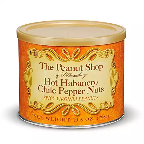 The Peanut Shop of Williamsburg Hot Habanero Chile Pepper Nuts